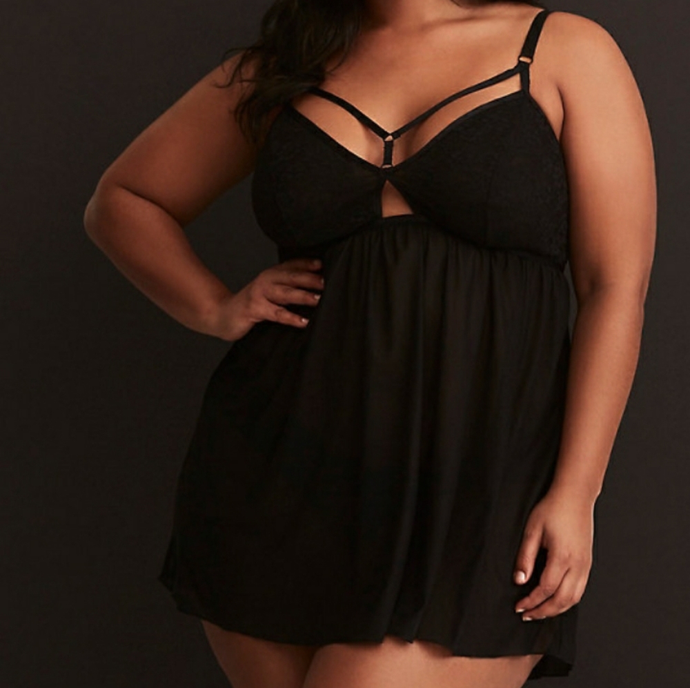 Torrid Floral Lace Babydoll